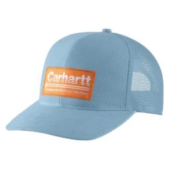 Men's Carhartt Canvas Mesh-Back Outdoors Patch Cap 6 Men's Carhartt Canvas Mesh-Back Outdoors Patch Cap -Carhartts Clothing Store 0 1001 carhartt canvas mesh back outdoors patch cap moonstone