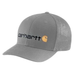 Carhartt Fitted Canvas Mesh Back Graphic Hat -Carhartts Clothing Store 0 1001 carhartt fitted canvas mesh back graphic hat asphalt
