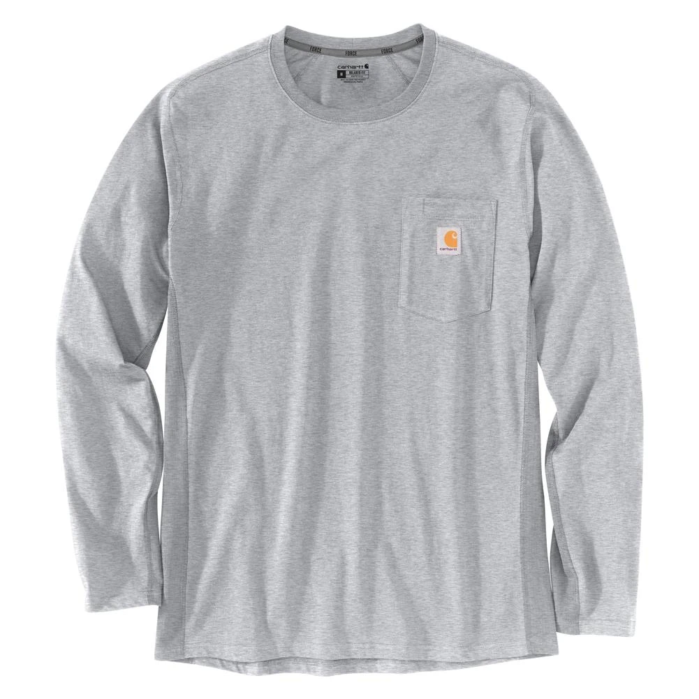 Men's Carhartt Force Long Sleeve Pocket T-Shirt 3 Men's Carhartt Force Long Sleeve Pocket T-Shirt - Image 3