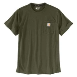 Men's Carhartt Force Pocket T-Shirt 27 Men's Carhartt Force Pocket T-Shirt -Carhartts Clothing Store 0 1001 carhartt force pocket t shirt basil heather