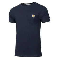 Men's Carhartt Force Pocket T-Shirt 33 Men's Carhartt Force Pocket T-Shirt -Carhartts Clothing Store 0 1001 carhartt force pocket t shirt navy