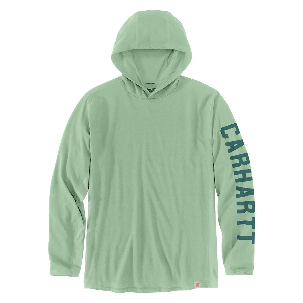 Men's Carhartt Force Relaxed Fit Midweight Long-Sleeve Logo Graphic Hoodie 2 Men's Carhartt Force Relaxed Fit Midweight Long-Sleeve Logo Graphic Hoodie - Image 2