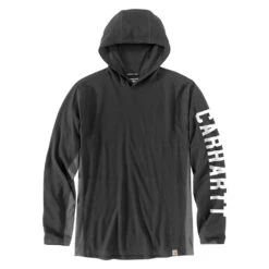 Men's Carhartt Force Relaxed Fit Midweight Long-Sleeve Logo Graphic Hoodie