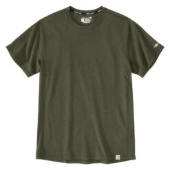Men's Carhartt Force Relaxed Fit Midweight T-Shirt -Carhartts Clothing Store 0 1001 carhartt force relaxed fit midweight t shirt basil heather
