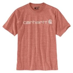 Men's Carhartt Logo T-Shirt -Carhartts Clothing Store 0 1001 carhartt logo t shirt terracotta snow heather