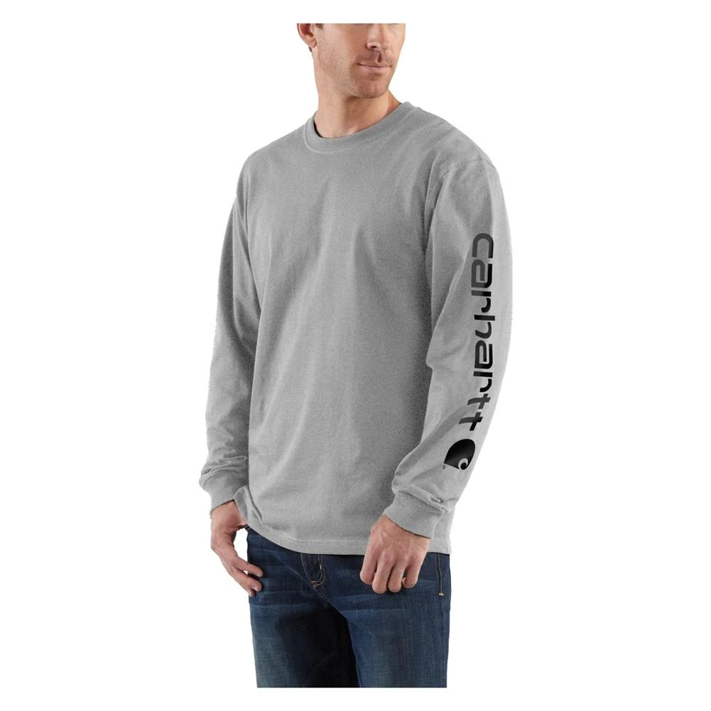 Men's Carhartt Long Sleeve Logo T-Shirt 6 Men's Carhartt Long Sleeve Logo T-Shirt - Image 6