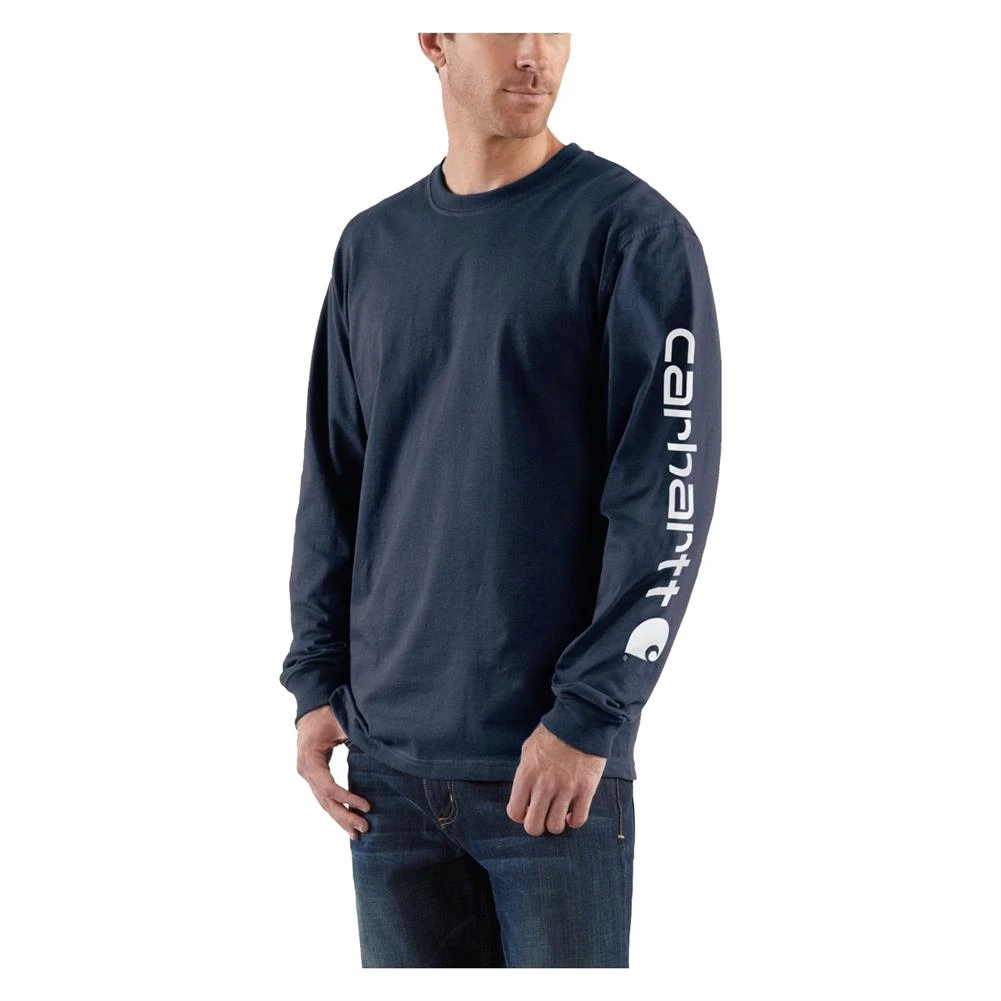 Men's Carhartt Long Sleeve Logo T-Shirt 9 Men's Carhartt Long Sleeve Logo T-Shirt - Image 9