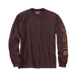 Men's Carhartt Long Sleeve Logo T-Shirt 31 Men's Carhartt Long Sleeve Logo T-Shirt -Carhartts Clothing Store 0 1001 carhartt long sleeve logo t shirt port