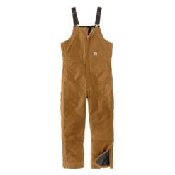 Men's Carhartt Loose Fit Duck Insulated Bib Overalls -Carhartts Clothing Store 0 1001 carhartt loose fit duck insulated bib overalls carhartt brown