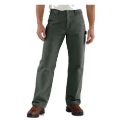 Men's Carhartt Loose Fit Washed Duck Flannel-Lined Utility Work Pants 11 Men's Carhartt Loose Fit Washed Duck Flannel-Lined Utility Work Pants -Carhartts Clothing Store 0 1001 carhartt loose fit washed duck flannel lined utility work pants moss