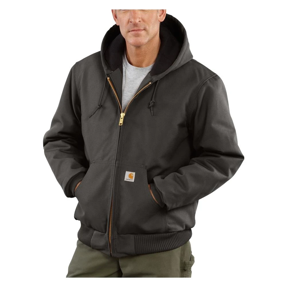 Men's Carhartt Quilted Flannel Lined Duck Active Jacket 9 Men's Carhartt Quilted Flannel Lined Duck Active Jacket - Image 9