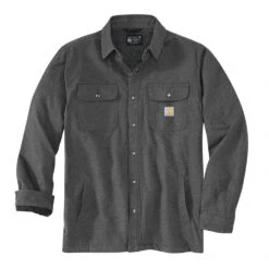 Men's Carhartt Relaxed Fit Flannel Sherpa-Lined Shirt Jac