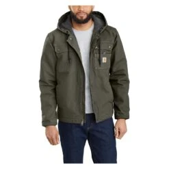 Men's Carhartt Relaxed Fit Washed Duck Utility Jacket 6 Men's Carhartt Relaxed Fit Washed Duck Utility Jacket -Carhartts Clothing Store 0 1001 carhartt relaxed fit washed duck utility jacket moss