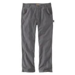 Men's Carhartt Rugged Flex Relaxed Fit Duck Dungaree Pants -Carhartts Clothing Store 0 1001 carhartt rugged flex relaxed fit duck dungaree pants gravel