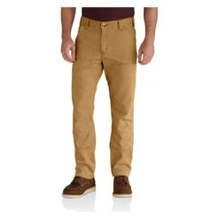 Men's Carhartt Rugged Flex Rigby Double Front Pants -Carhartts Clothing Store 0 1001 carhartt rugged flex rigby double front pants hickory