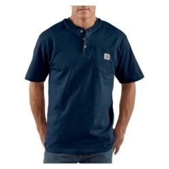 Men's Carhartt Workwear Pocket Henley -Carhartts Clothing Store 0 1001 carhartt workwear pocket henley navy