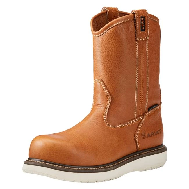 Men's Ariat 10" Rebar Wedge Pull-On Composite Toe Boots 1 Men's Ariat 10" Rebar Wedge Pull-On Composite Toe Boots