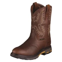 Men's Ariat 10" Workhog Pull-On Boots -Carhartts Clothing Store 0 650 ariat 10 workhog pull on dark copper