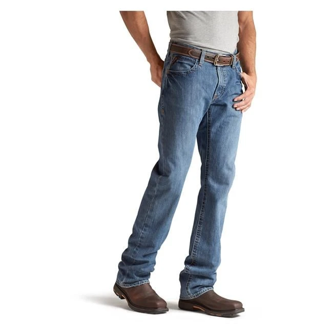 Men's Ariat FR M4 Relaxed Basic Boot Cut Jeans 1 Men's Ariat FR M4 Relaxed Basic Boot Cut Jeans