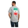 Men's Ariat Rebar Cotton Strong Mexican Pride Graphic T-Shirt