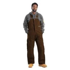 Men's Berne Workwear Deluxe Insulated Bib Overalls 23 Men's Berne Workwear Deluxe Insulated Bib Overalls -Carhartts Clothing Store 0 650 berne workwear deluxe insulated bib overalls bark