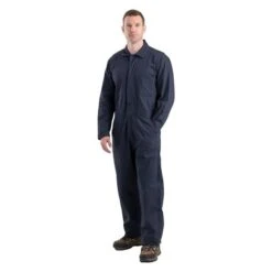 Men's Berne Workwear Heritage Zippered Leg Unlined Cotton Twill Coveralls