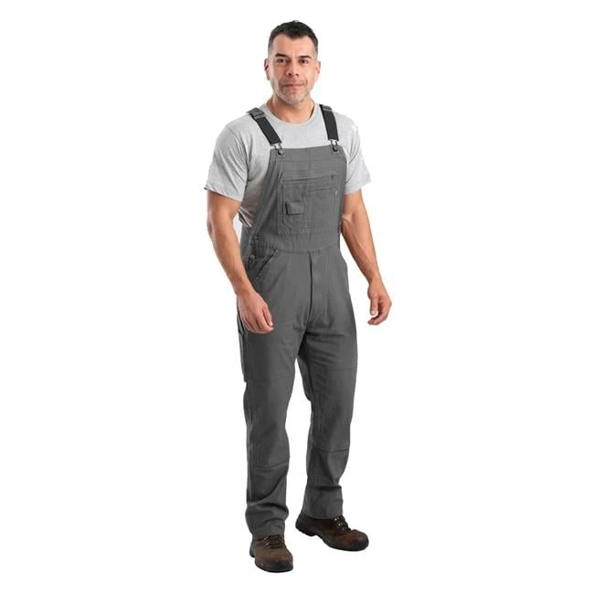 Men's Berne Workwear Highland Flex Unlined Duck Bib Overalls 1 Men's Berne Workwear Highland Flex Unlined Duck Bib Overalls