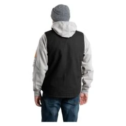 Men's Berne Workwear Washed V-Neck Vest -Carhartts Clothing Store 0 650 berne workwear washed v neck vest black