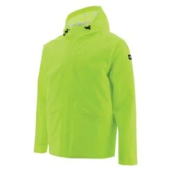 Men's CAT Essential Rain Jacket -Carhartts Clothing Store 0 650 cat essential rain jacket hi vis yellow
