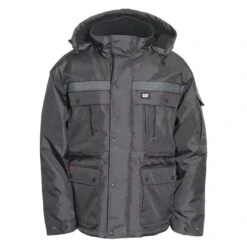 Men's CAT Heavy Insulated Parka -Carhartts Clothing Store 0 650 cat heavy insulated parka graphite
