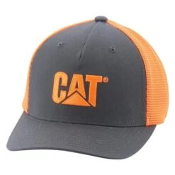 CAT Hi Vis Mesh Hat -Carhartts Clothing Store 0 650 cat hi vis mesh hat hi vis orange