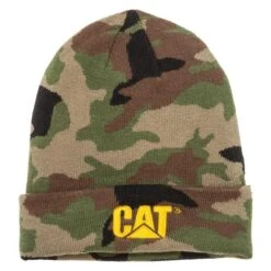 CAT Trademark Cuff Beanie -Carhartts Clothing Store 0 650 cat trademark cuff beanie woodland camo