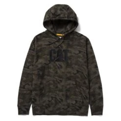 Men's CAT Trademark Hoodie -Carhartts Clothing Store 0 650 cat trademark hoodie night camo