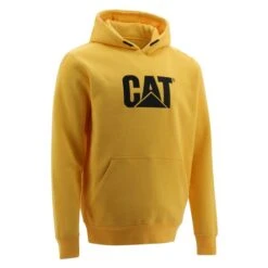 Men's CAT Trademark Hoodie -Carhartts Clothing Store 0 650 cat trademark hoodie yellow black