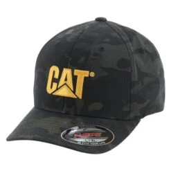 Men's CAT Trademark Stretch Fit Hat -Carhartts Clothing Store 0 650 cat trademark stretch fit hat night camo