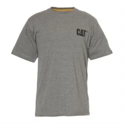 Men's CAT Trademark T-Shirt 26 Men's CAT Trademark T-Shirt -Carhartts Clothing Store 0 650 cat trademark t shirt dark heather gray