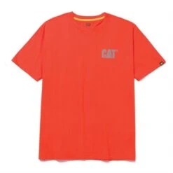 Men's CAT Trademark T-Shirt 33 Men's CAT Trademark T-Shirt -Carhartts Clothing Store 0 650 cat trademark t shirt tangerine
