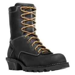 Men's Danner 8" Logger Waterproof Boots -Carhartts Clothing Store 0 650 danner 8 logger waterproof black