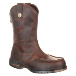 Men's Georgia 11" Athens Moc-Toe Pull-On Boots
