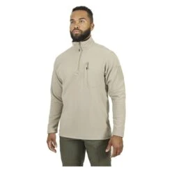 Men's Mission Made Quarter Zip Fleece Pullover -Carhartts Clothing Store 0 650 mission made quarter zip fleece pullover khaki