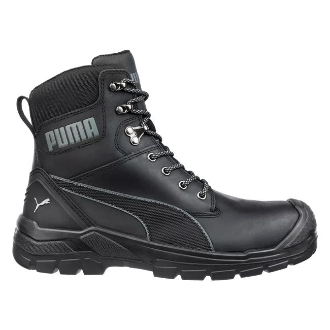 Men's Puma Safety 7" Conquest CTX Side-Zip Fiberglass Toe Boots 1 Men's Puma Safety 7" Conquest CTX Side-Zip Fiberglass Toe Boots