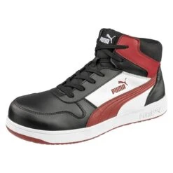 Men's Puma Safety Frontcourt MID Composite Toe Boots 21 Men's Puma Safety Frontcourt MID Composite Toe Boots -Carhartts Clothing Store 0 650 puma safety frontcourt mid composite toe boots black white red