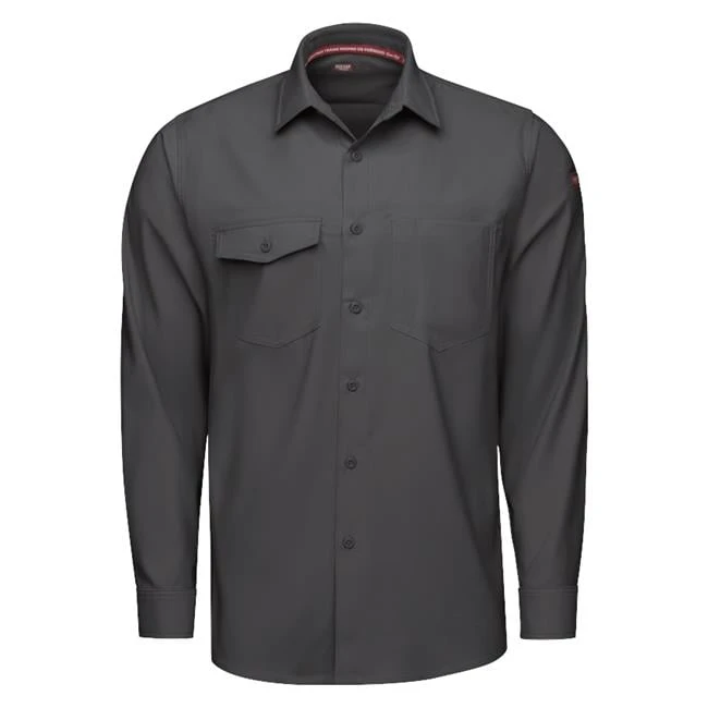 Men's Red Kap Cooling Performance Woven Long Sleeve Work Shirt 10 Men's Red Kap Cooling Performance Woven Long Sleeve Work Shirt - Image 10