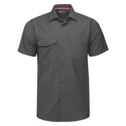 Men's Red Kap Cooling Performance Woven Work Shirt -Carhartts Clothing Store 0 650 red kap cooling performance woven work shirt carbon