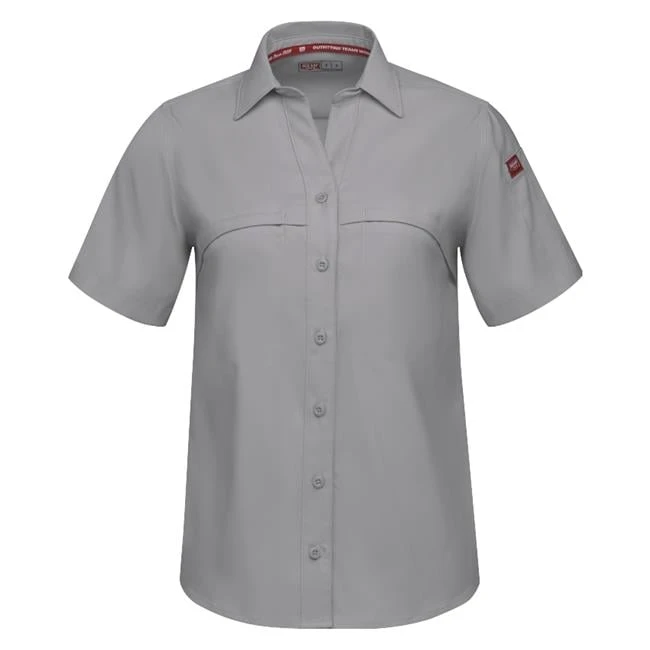 Women's Red Kap Cooling Performance Woven Work Shirt 9 Women's Red Kap Cooling Performance Woven Work Shirt - Image 9