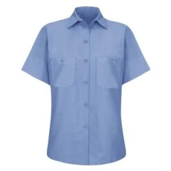 Women's Red Kap Industrial Work Shirt -Carhartts Clothing Store 0 650 red kap industrial work shirt light blue