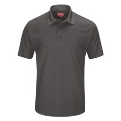Men's Red Kap Performance Knit Core Polo -Carhartts Clothing Store 0 650 red kap performance knit core polo charcoal