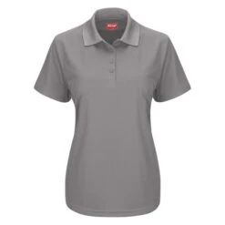 Women's Red Kap Performance Knit Core Polo -Carhartts Clothing Store 0 650 red kap performance knit core polo gray