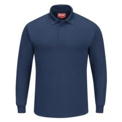 Men's Red Kap Performance Knit Long Sleeve Core Polo -Carhartts Clothing Store 0 650 red kap performance knit long sleeve core polo navy1