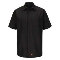 Men's Red Kap Solid Crew Shirt -Carhartts Clothing Store 0 650 red kap solid crew shirt black